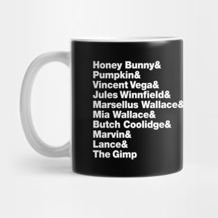 Pulp Fiction Helvetica Mug